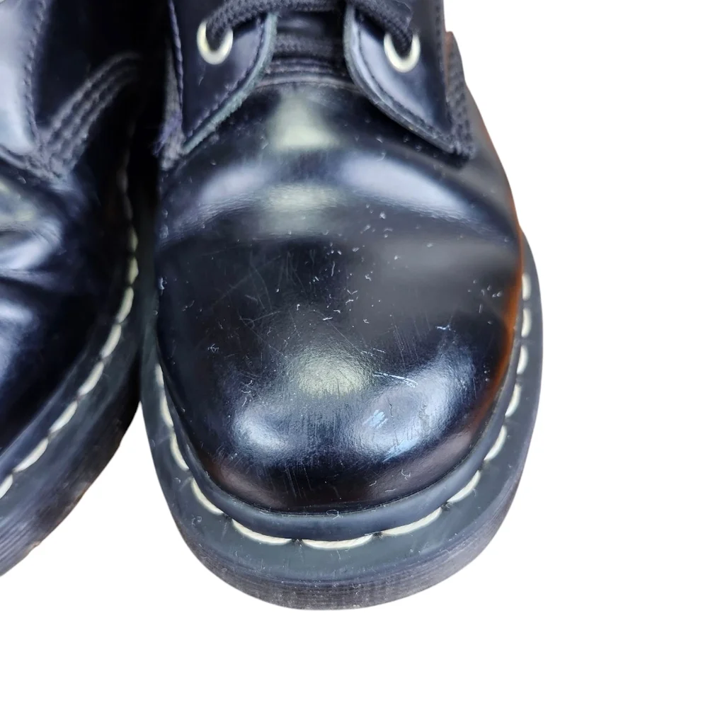 Dr. Martens 1460 Lace and Zipper Leather Boots (6USM) - Picture 6 of 14